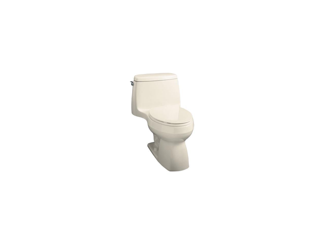 KOHLER K332347 Santa Rosa Compact Elongated Toilet, Almond