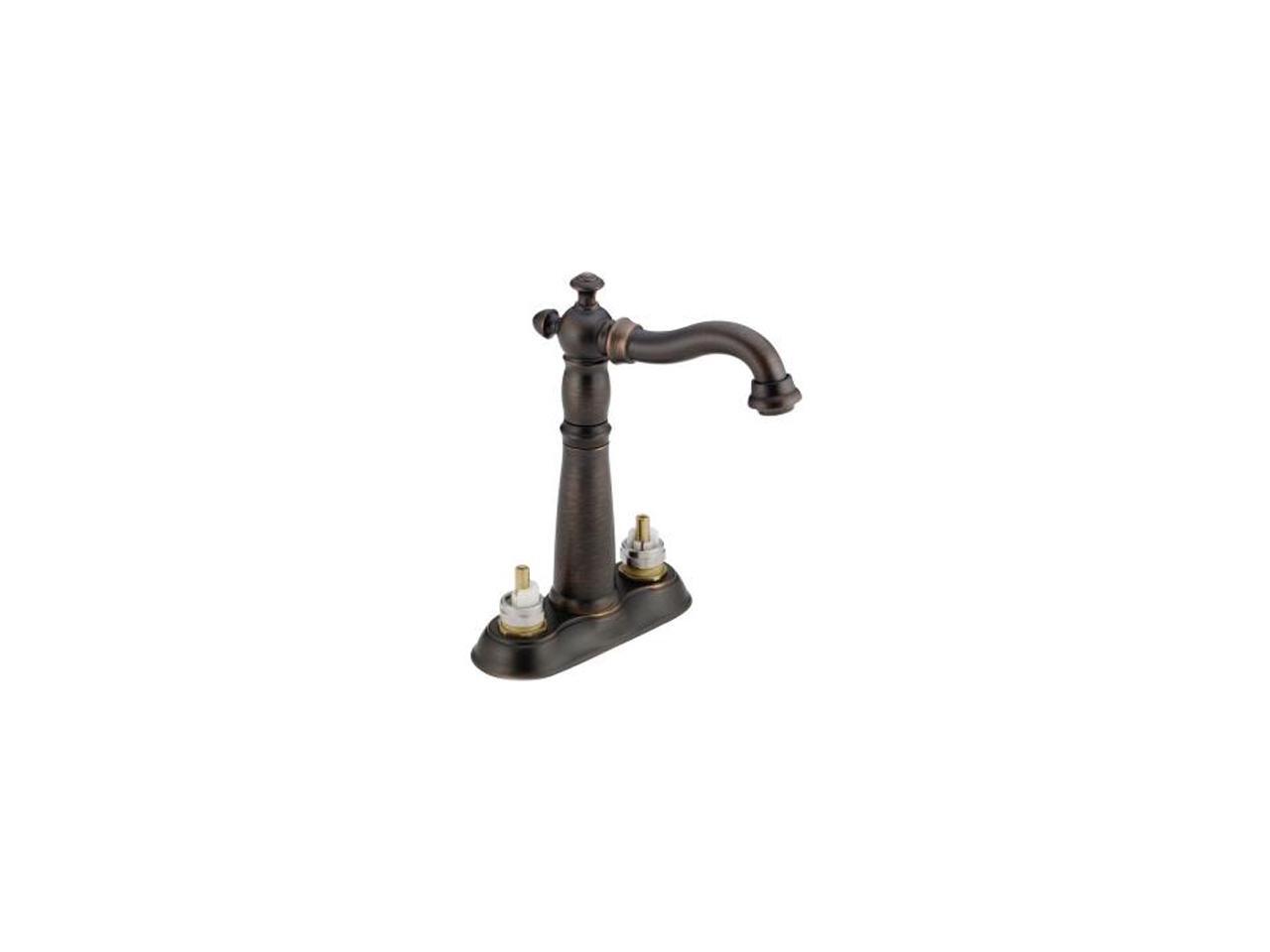 DELTA 2155RBLHP Victorian Two Handle Bar/Prep Faucet Bronze
