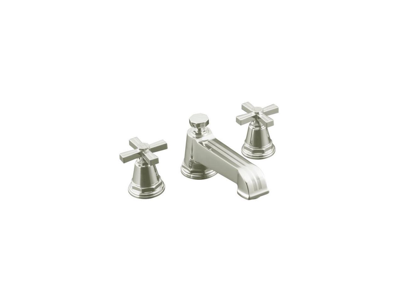 KOHLER KT131403BSN Pinstripe DeckMount HighFlow Bath Faucet Trim