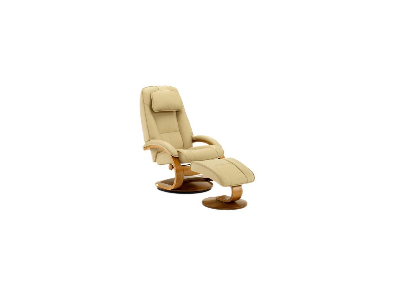 Oslo Collection Bergen Cobblestone Tan Top Grain Leather Swivel