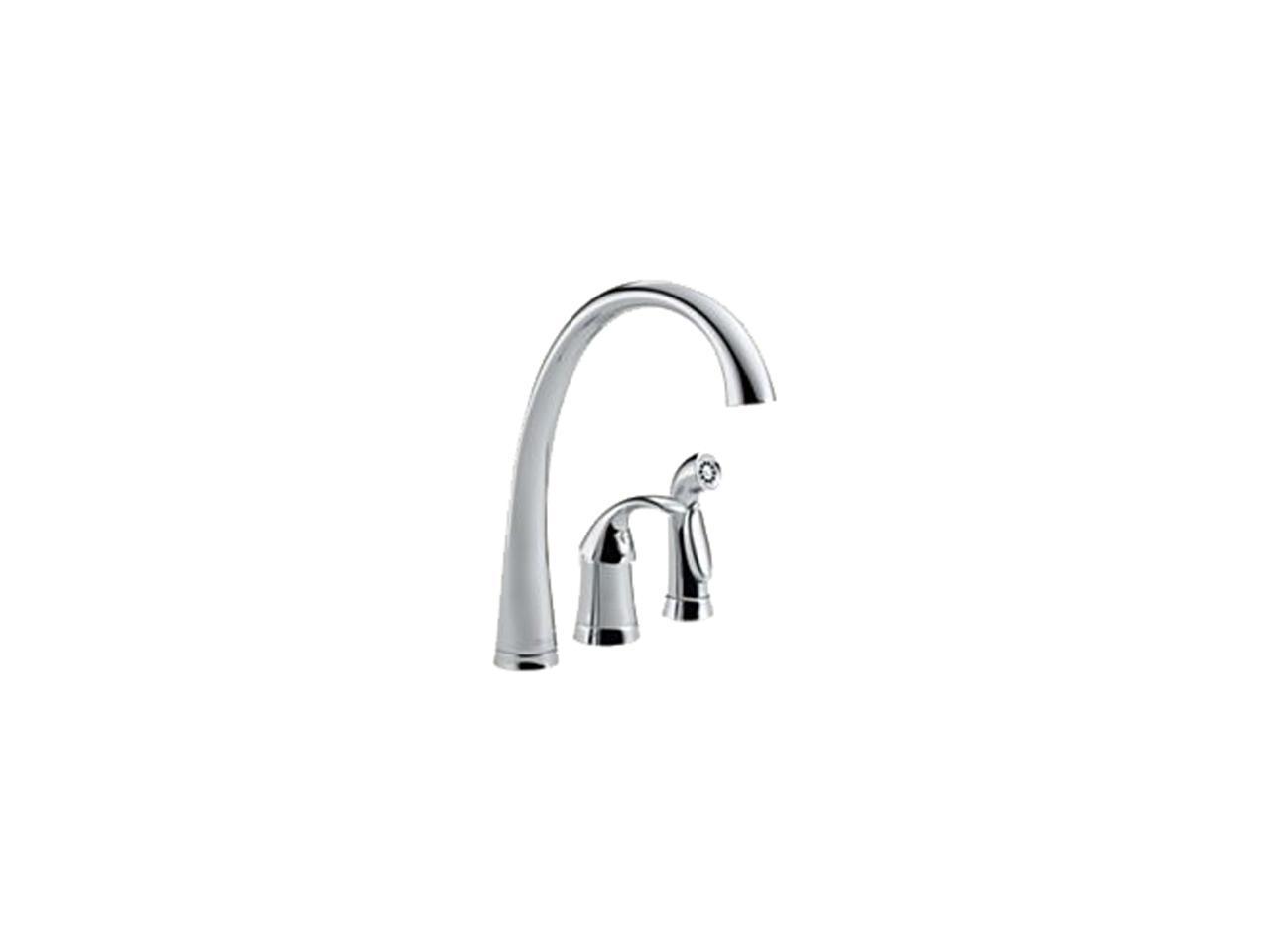 Delta 4380DST Pilar Waterfall SingleHandle Side Sprayer Kitchen