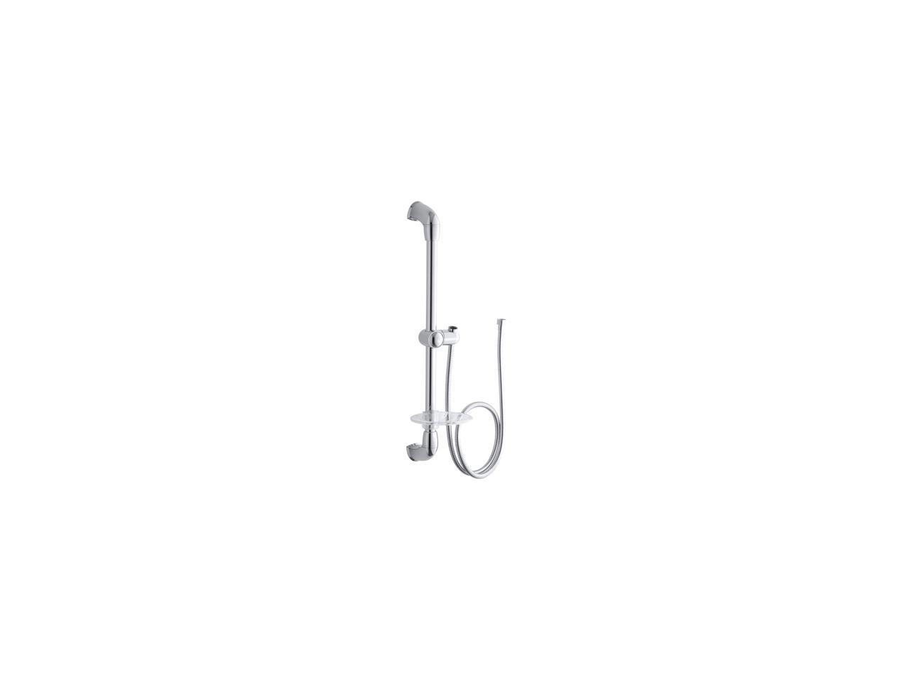 KOHLER K-8516-CP Mastershower Slide Bar Kit, Polished Chrome - Newegg.com