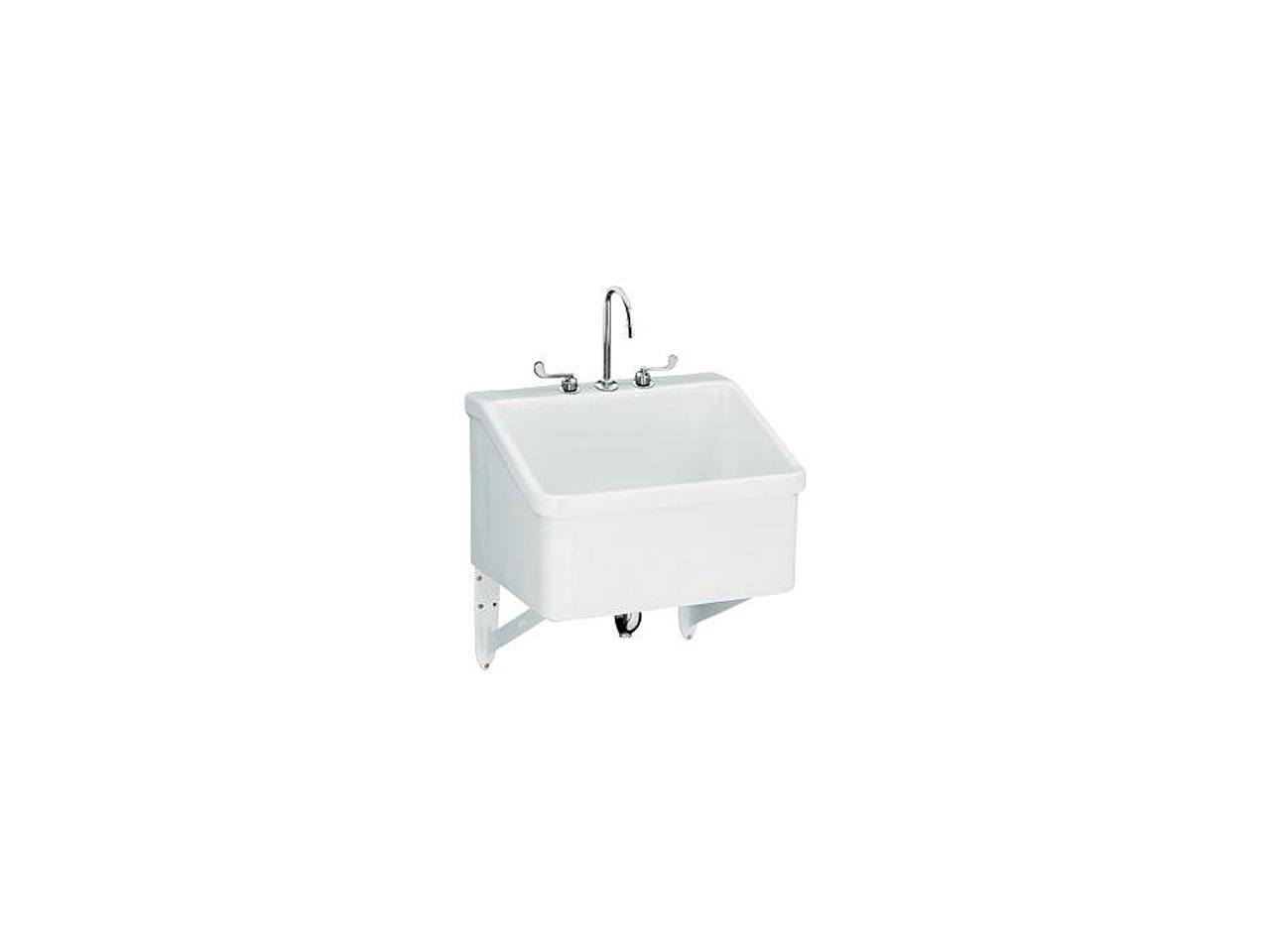 Kohler K-12794-0 Hollister Utility Sink - Newegg.com