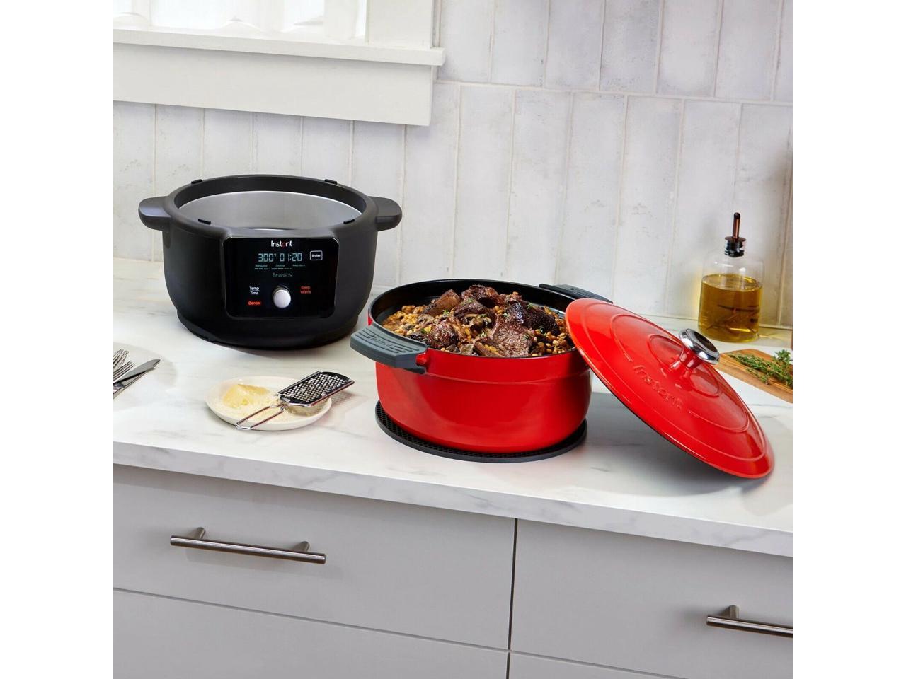 Instant Precision 6quart Dutch Oven, Red Lid
