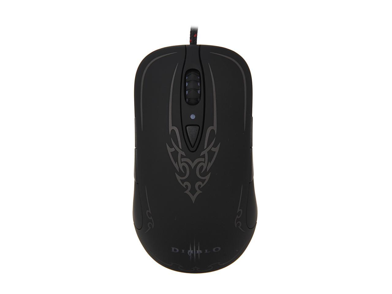 SteelSeries Diablo III 62151 Black Wired Laser Gaming Mouse