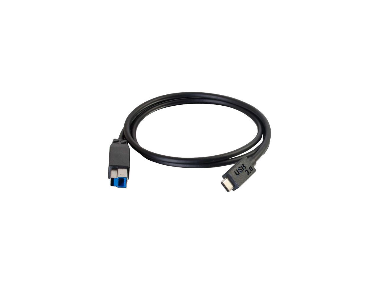 C2G 28866 6FT USB 3.0 (USB 3.1 GEN 1) USBC TO USBB CABLE M/M BLACK