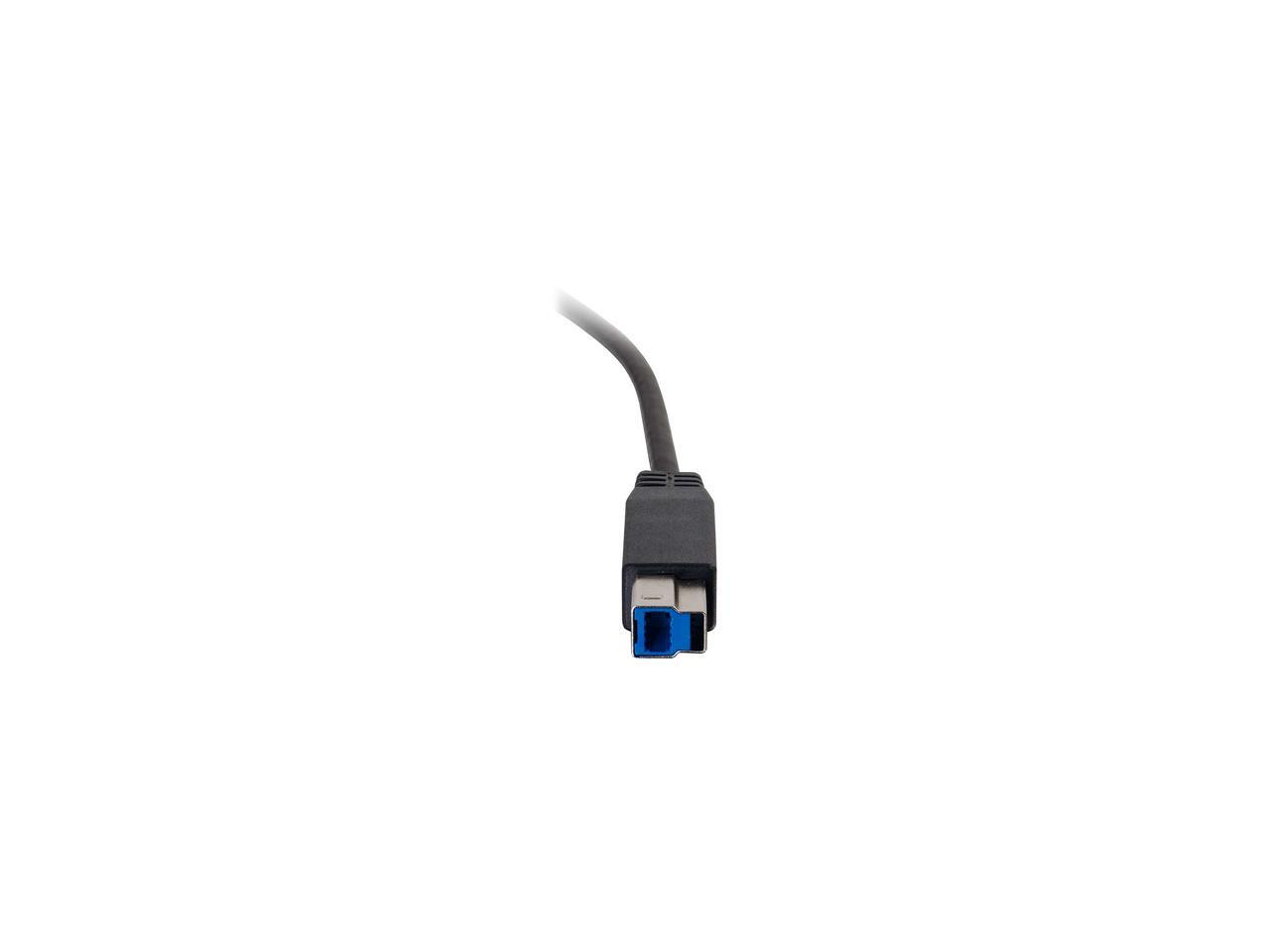 C2G 28866 6FT USB 3.0 (USB 3.1 GEN 1) USBC TO USBB CABLE M/M BLACK