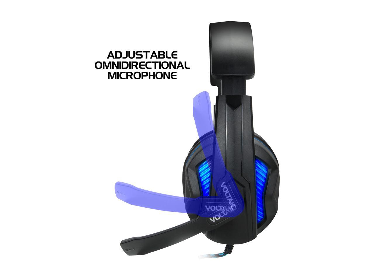 Enhance Computer Pc Gaming Headset - Voltaic Pro Usb Headphones With 7. 