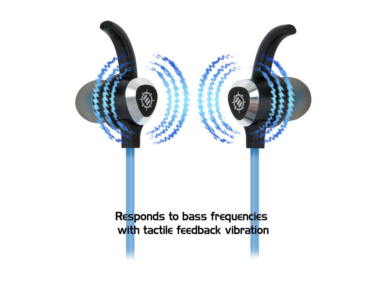 ENHANCE PC Gaming Earbuds Mobile Headset with Vibration & Microphone