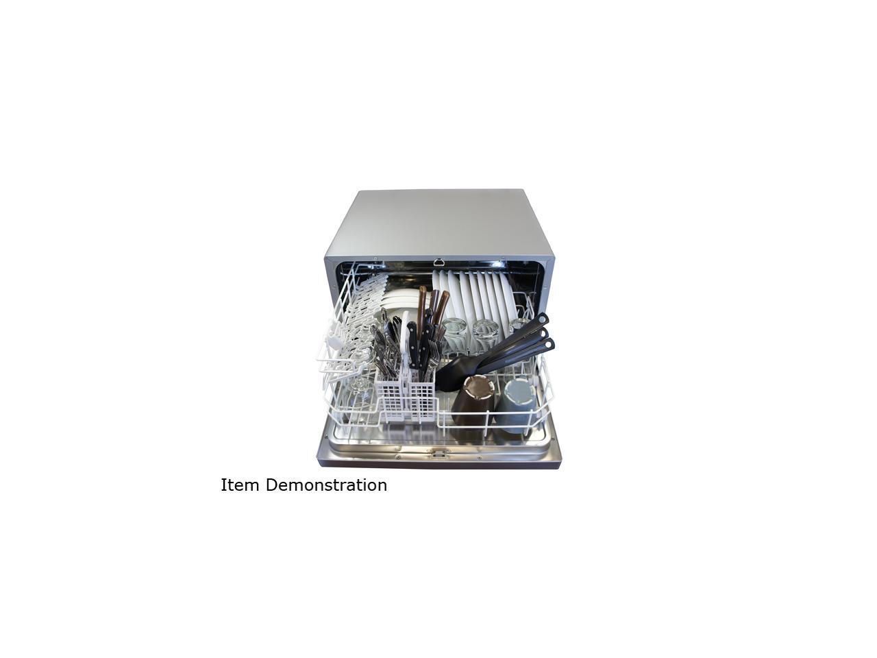 Portable Countertop Dishwasher Silver By Sunpentown