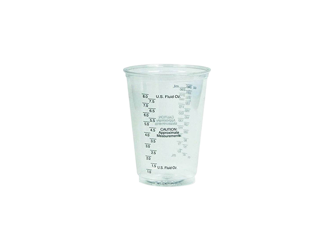 Dart TP10DGM 10 oz. Graduated Medical Ultra Clear PET Plastic Cup (Case ...