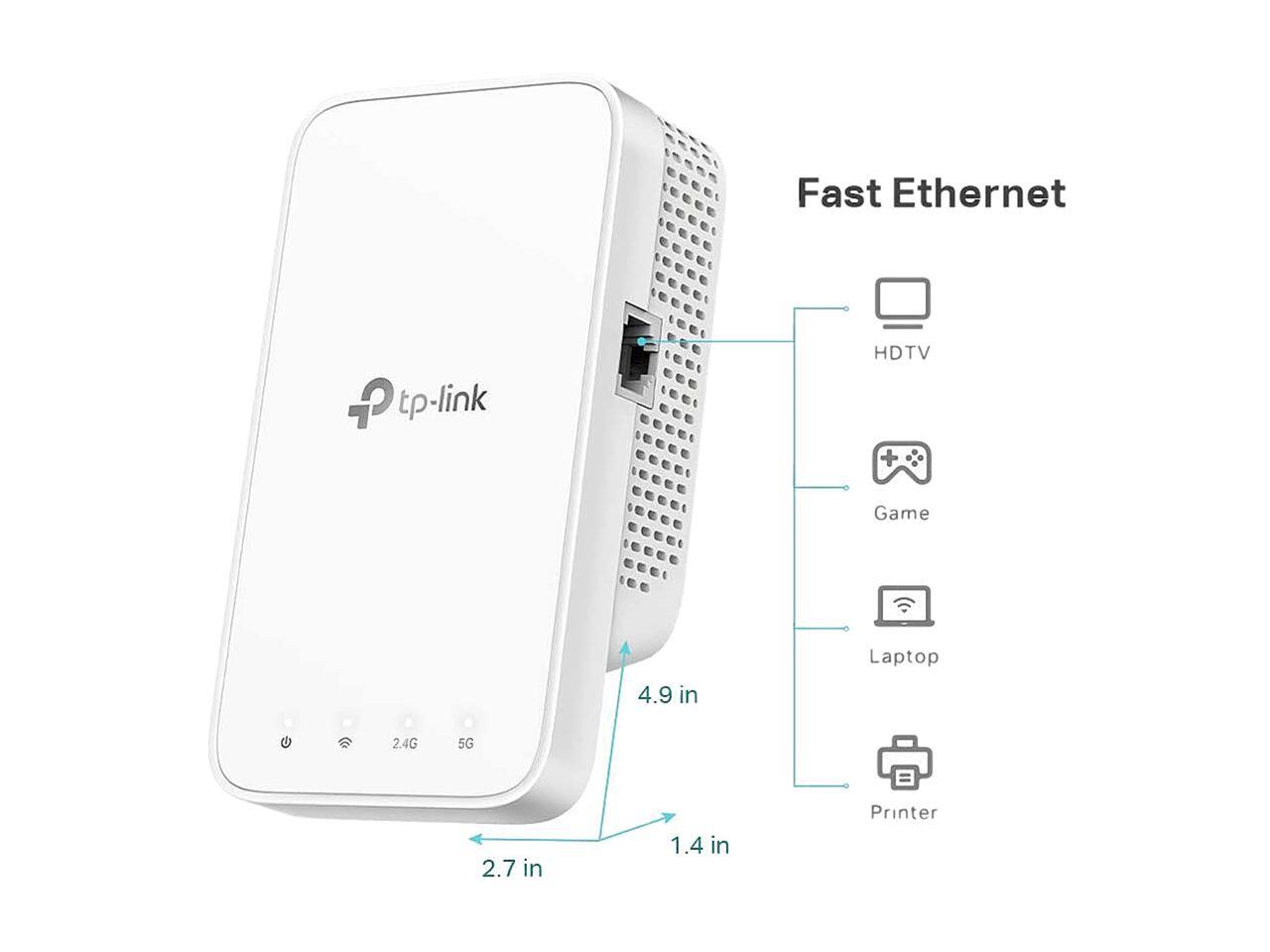 TPLink AC750 WiFi Extender (RE230), Covers Up to 1200 Sq.ft and 20