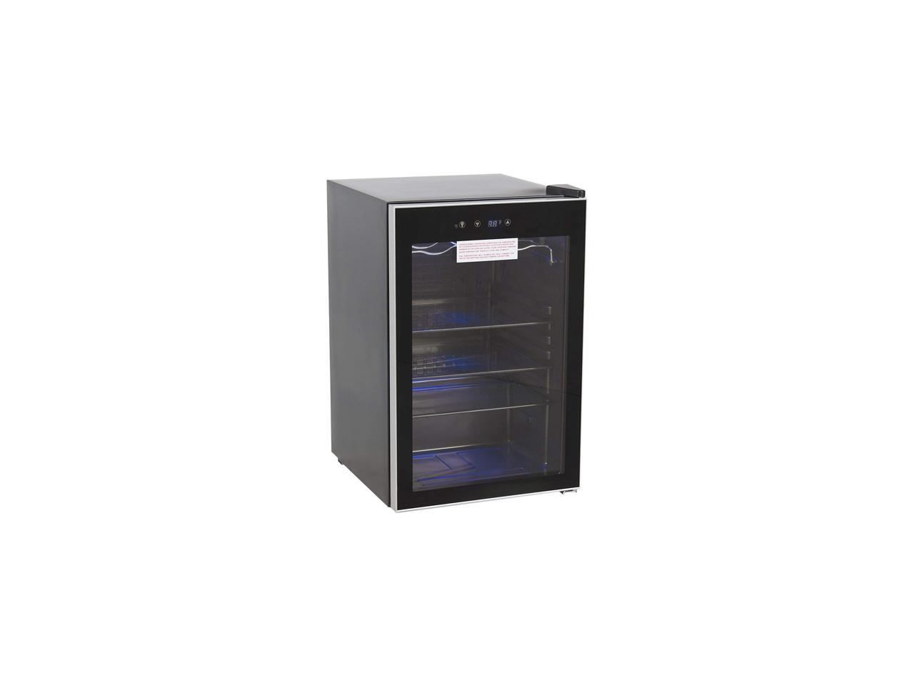 Royal Sovereign RMFBC128SS Beverage and Wine Cooler, Black, 4.5 Cubic