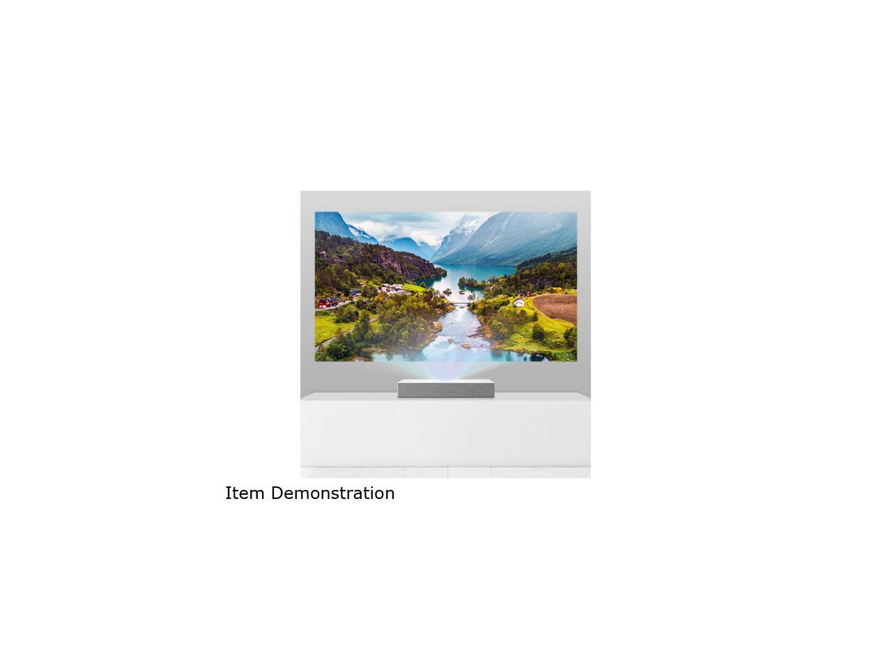 LG HU85LA 4K UHD Laser Smart Home Theater CineBeam Projector (White) -  Newegg.com