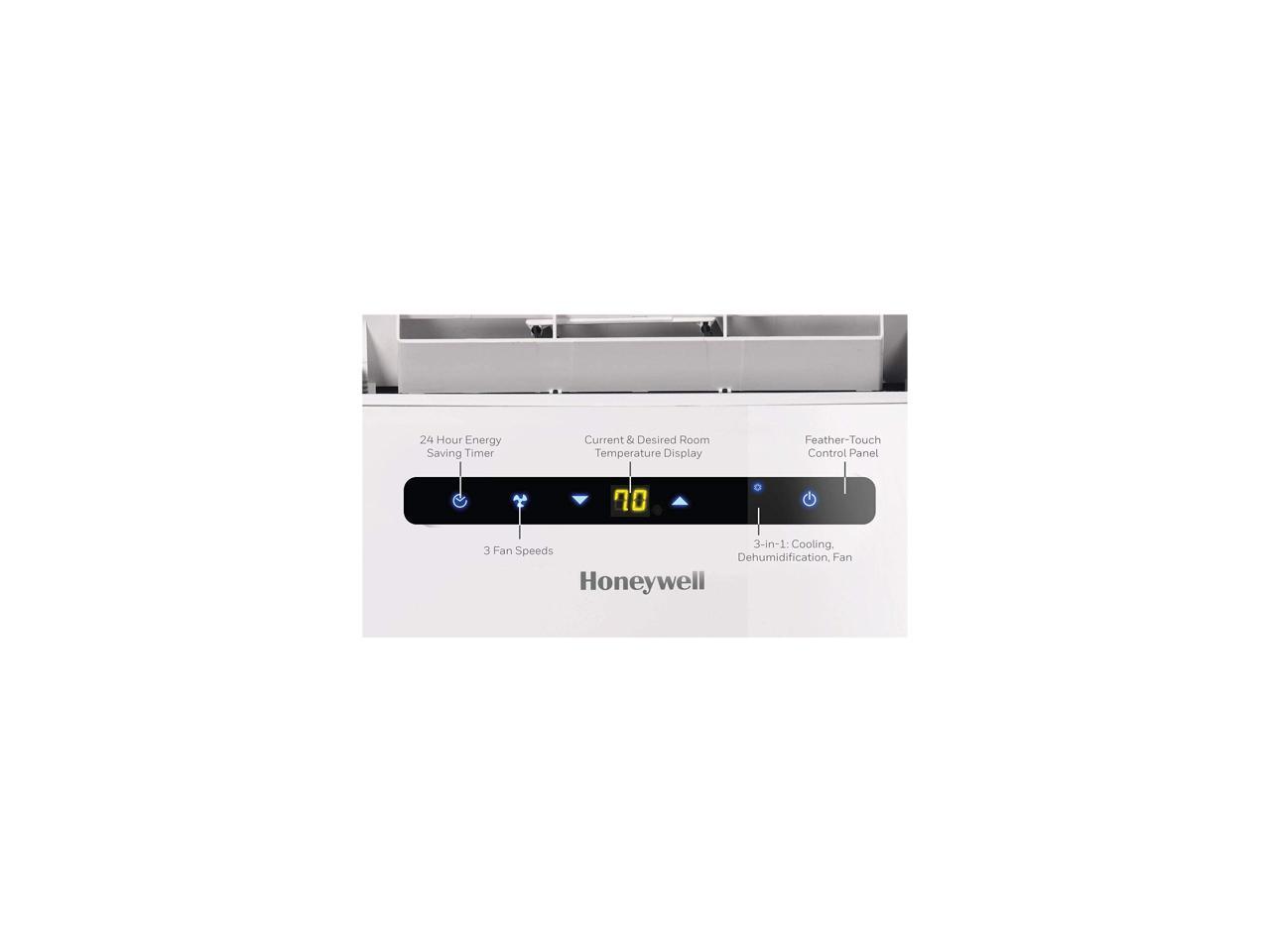Honeywell MN12CEDWW 12,000 BTU Portable Air Conditioner with Dual Hose