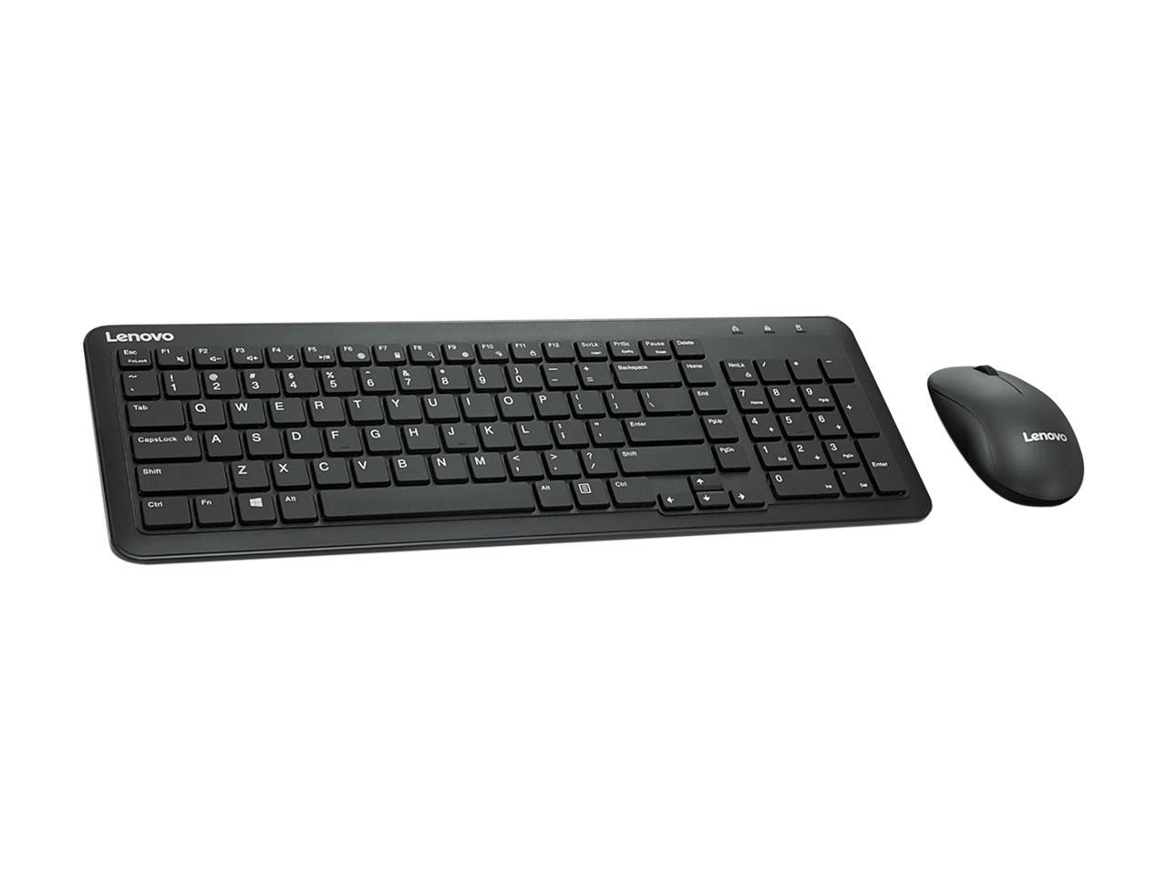 Lenovo 300 Wireless Combo Keyboard and Mouse US English
