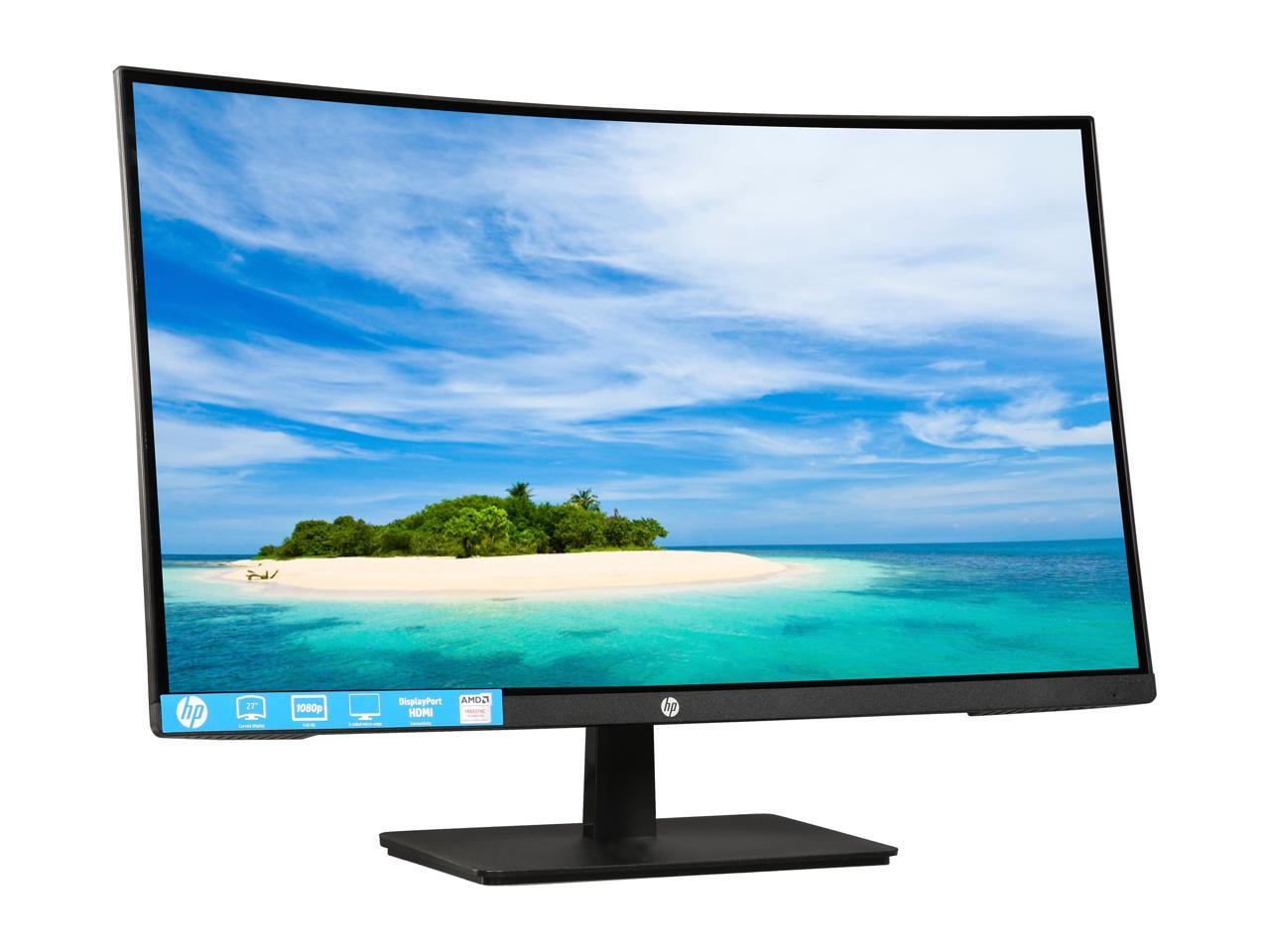 HP 27b 27" LED Monitor 169 Full HD 1920 x 1080 16.7 Million Colors 300