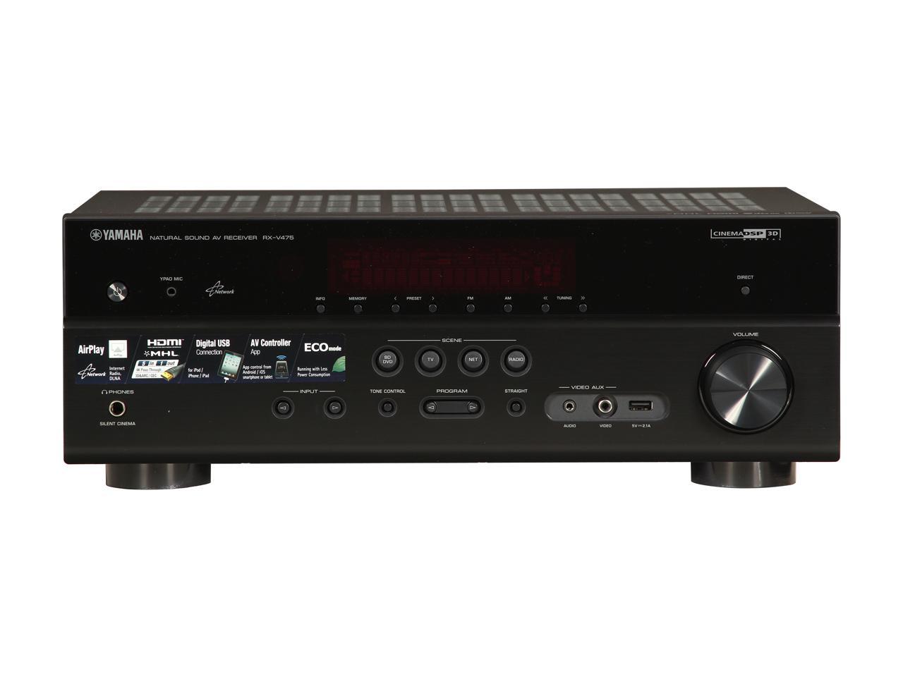 Yamaha RXV475 5.1 Channel Network AV Receiver