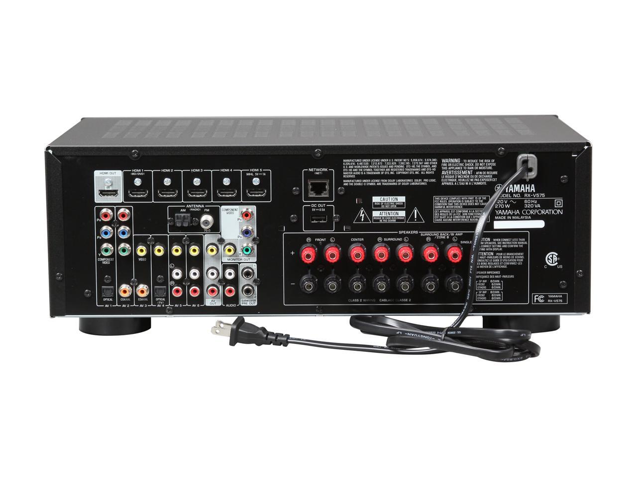 Yamaha RXV575 7.2 Channel Network AV Receiver