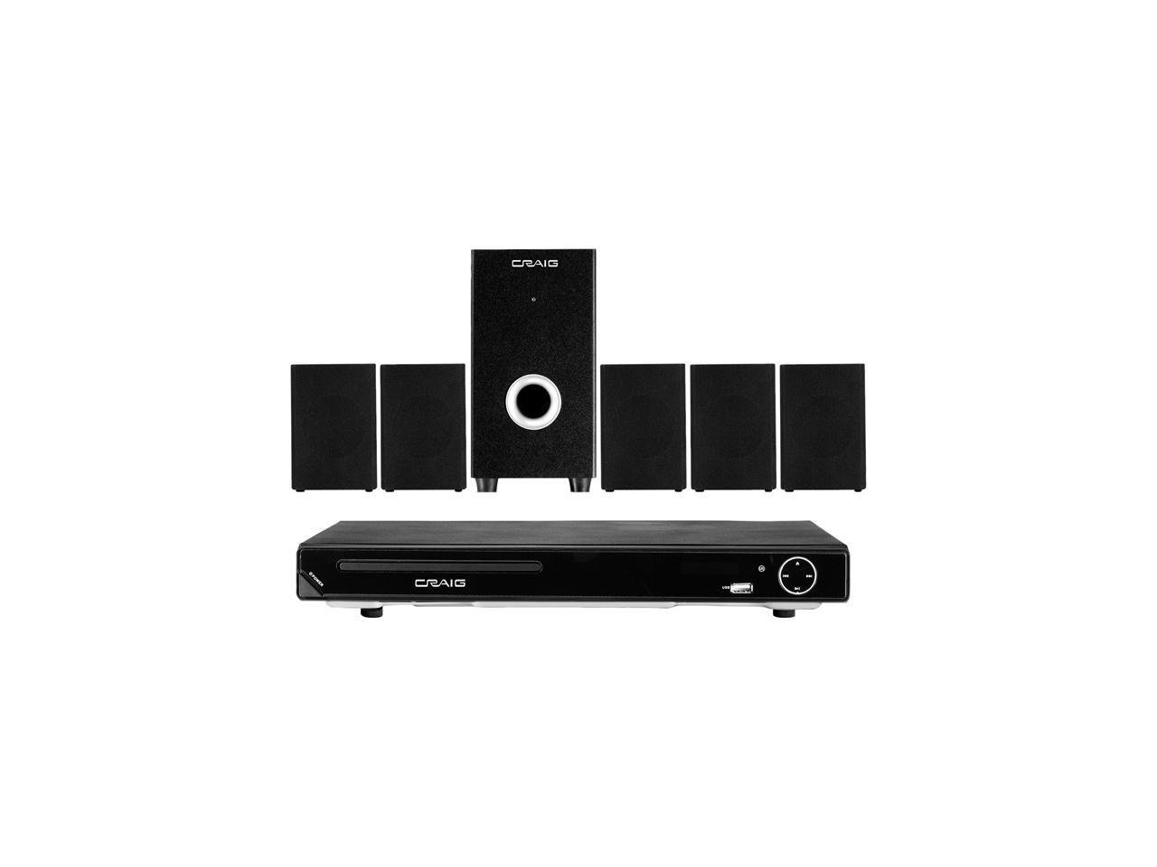 Craig Electronics 5.1 Channel Home Theater System With DVD Player