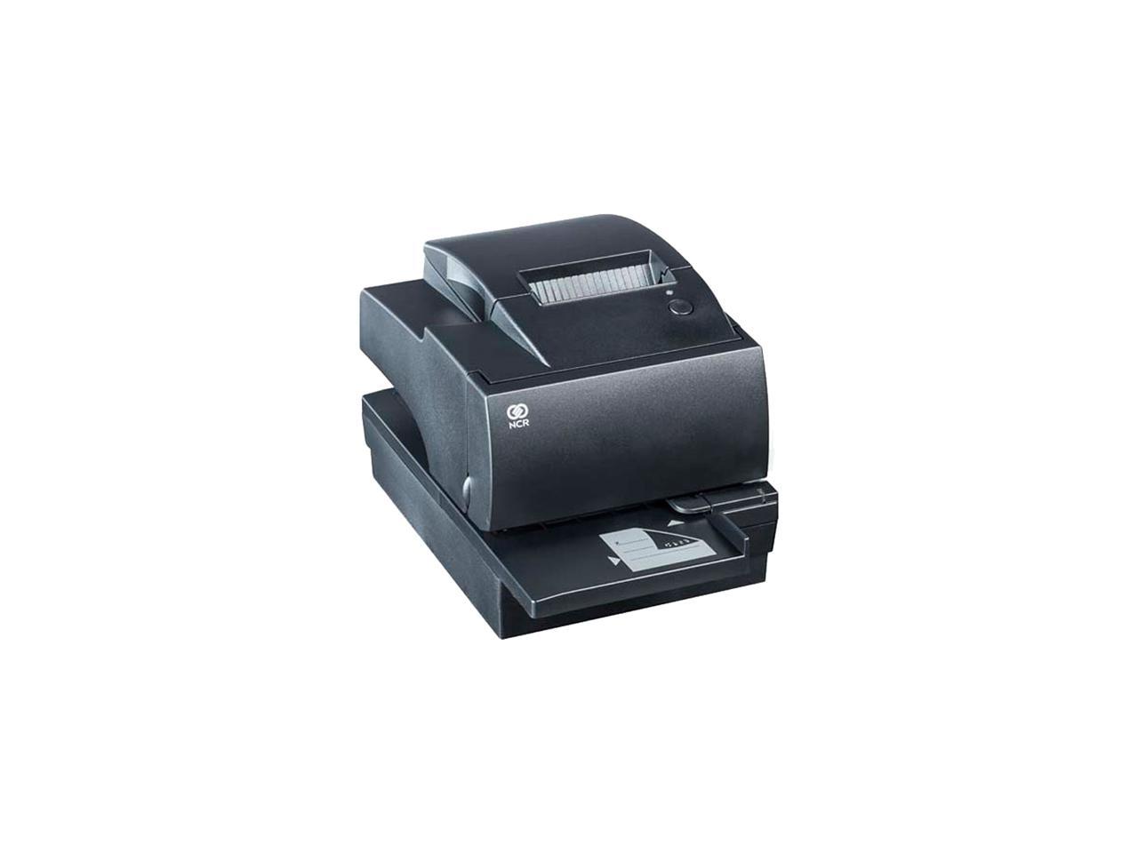 NCR 7167-2011 Thermal Receipt Printer w/ Slip Station/Validation Black 
