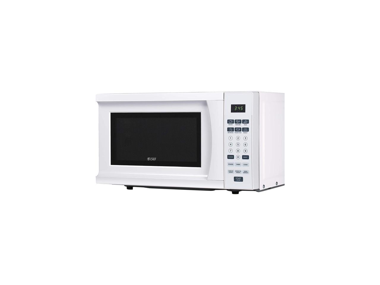 Commercial Chef CHM770W 700 Watt Counter Top Microwave Oven, 0.7 Cubic ...