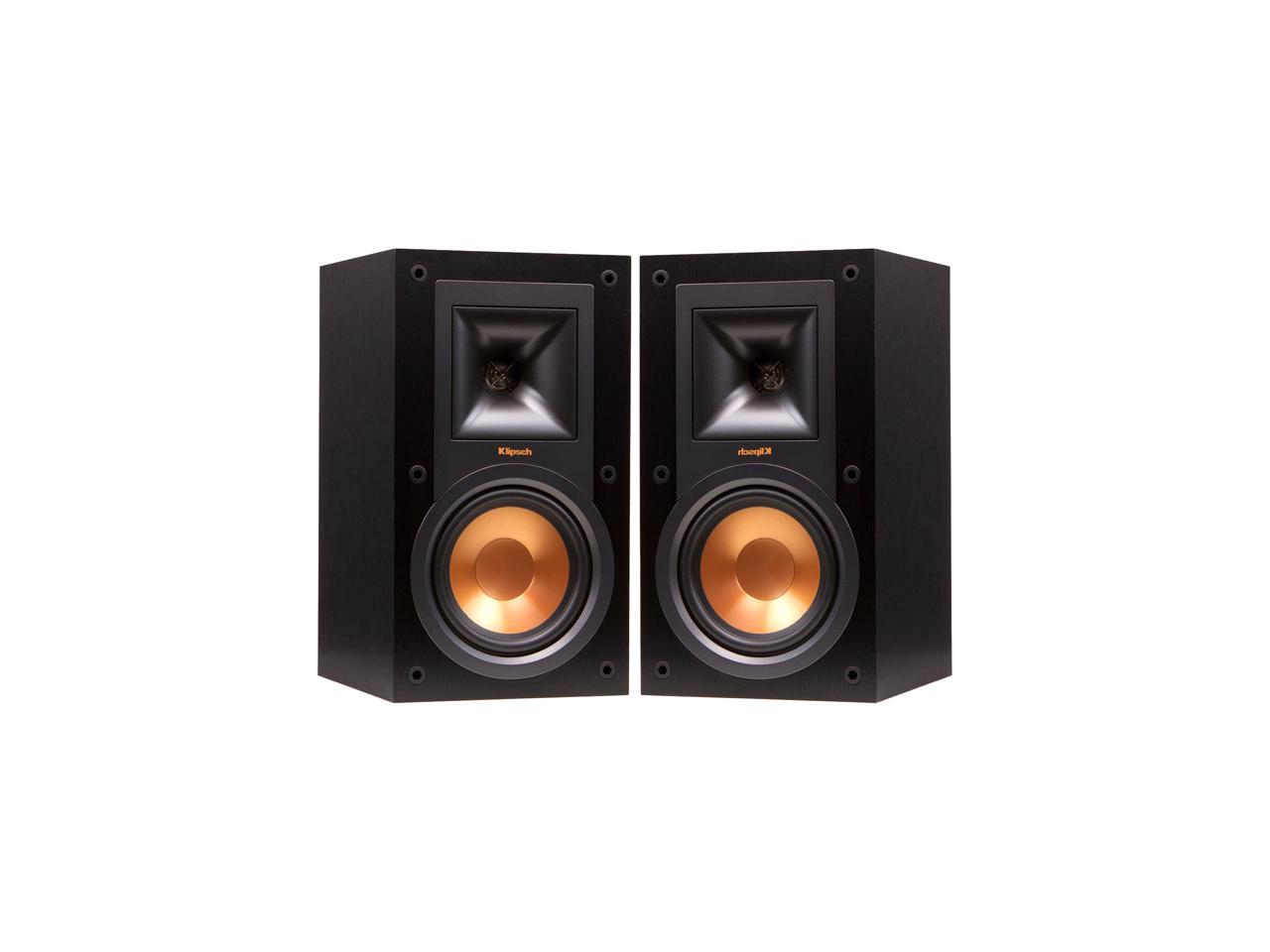 Klipsch R-15M Reference Bookshelf Monitor Speakers - Pair (Black