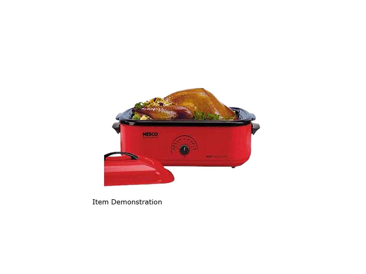 Nesco 481812 Nesco 1425watt, 18quart professional porcelain roaster