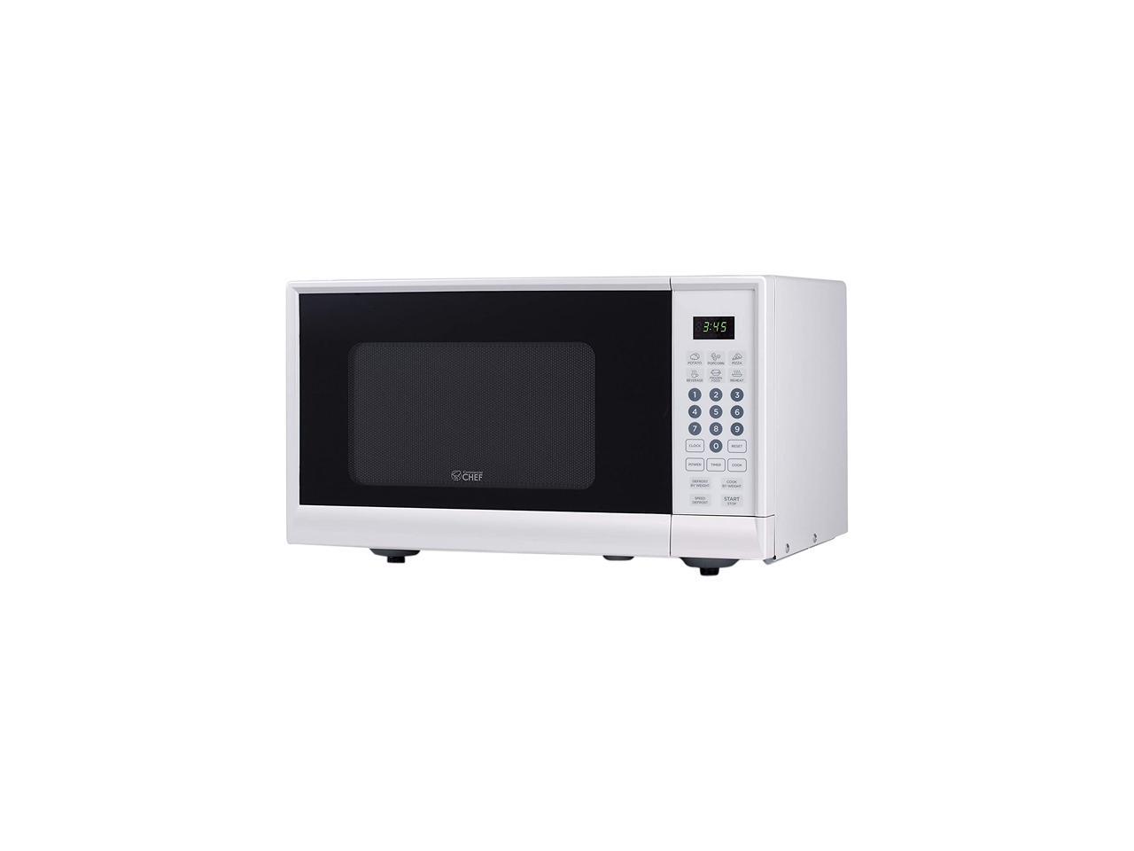Commercial Chef CHM990W 900 Watt Counter Top Microwave Oven, 0.9 Cubic