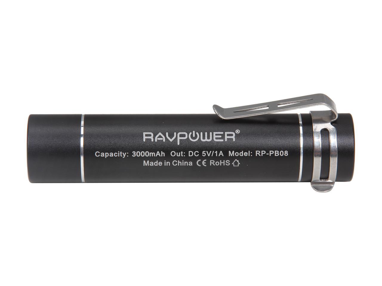 RAVPower Luster 3000mAh Power Bank External Battery Pack Lipstick