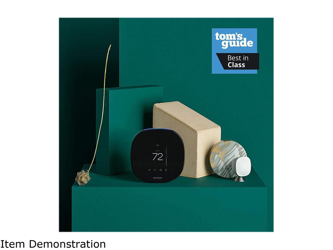 Ecobee Smart Thermostat with Voice Control Compatible with Google