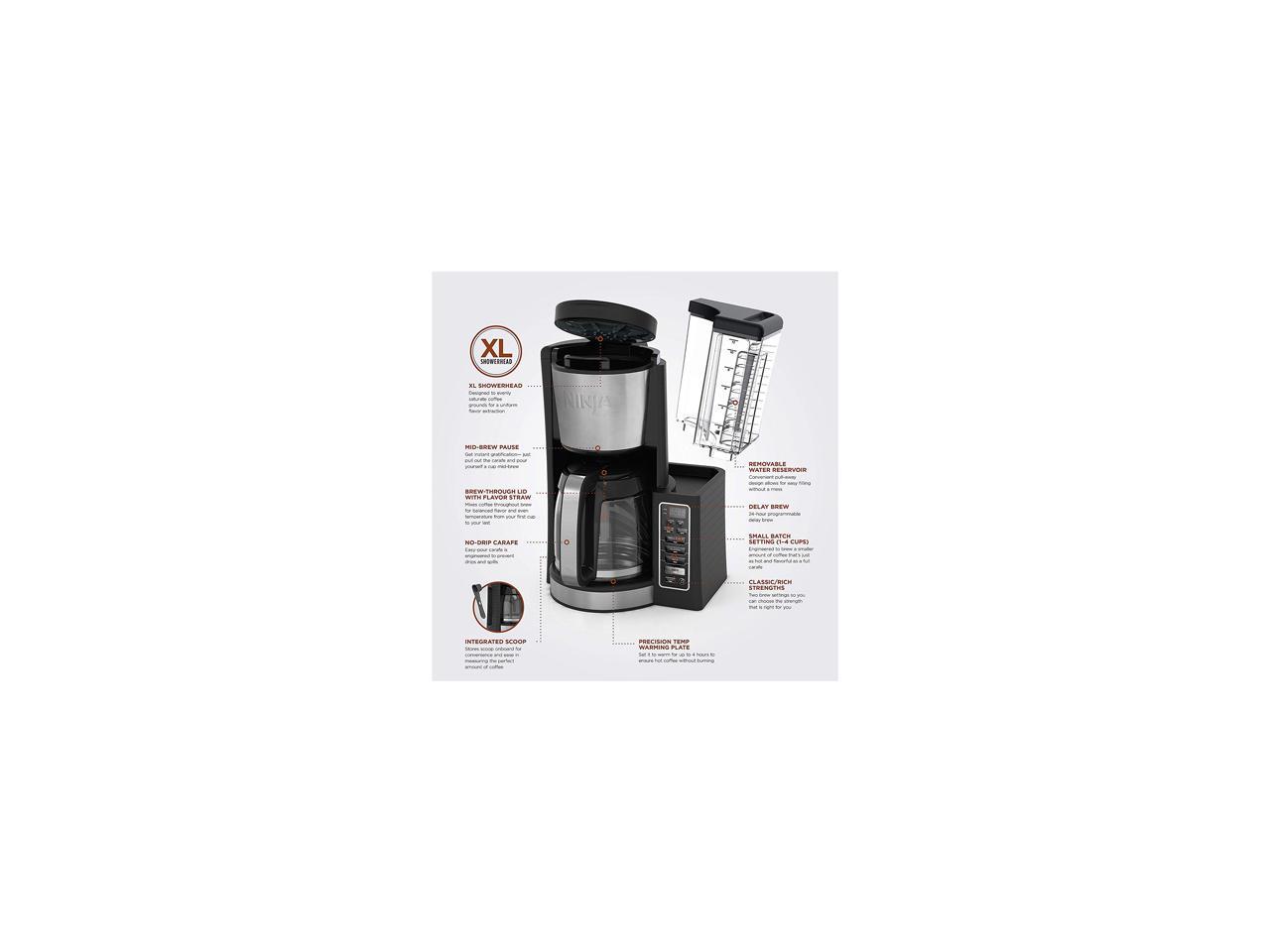 Ninja CE200 12 Cup Programmable Coffee Maker - Newegg.com