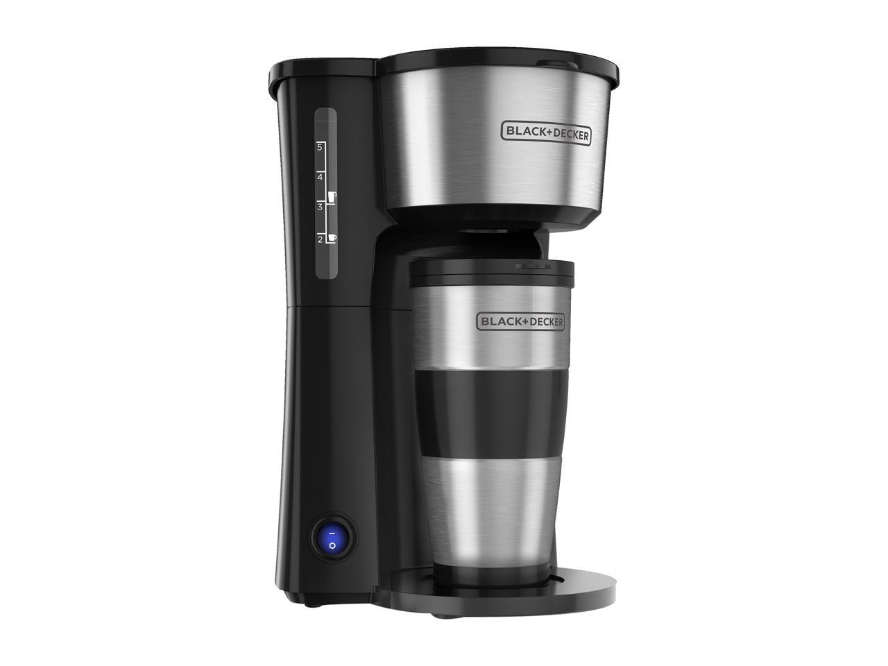 Black & Decker CM0755S 5 Cup Drip Coffee Maker, Stainless Steel
