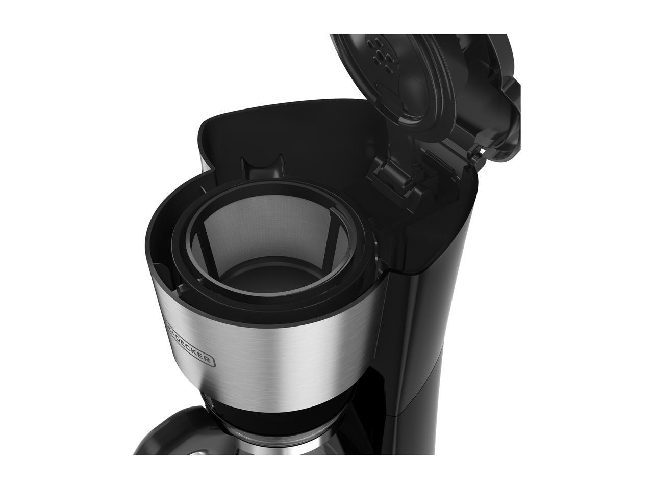 Black & Decker CM0755S 5 Cup Drip Coffee Maker, Stainless Steel