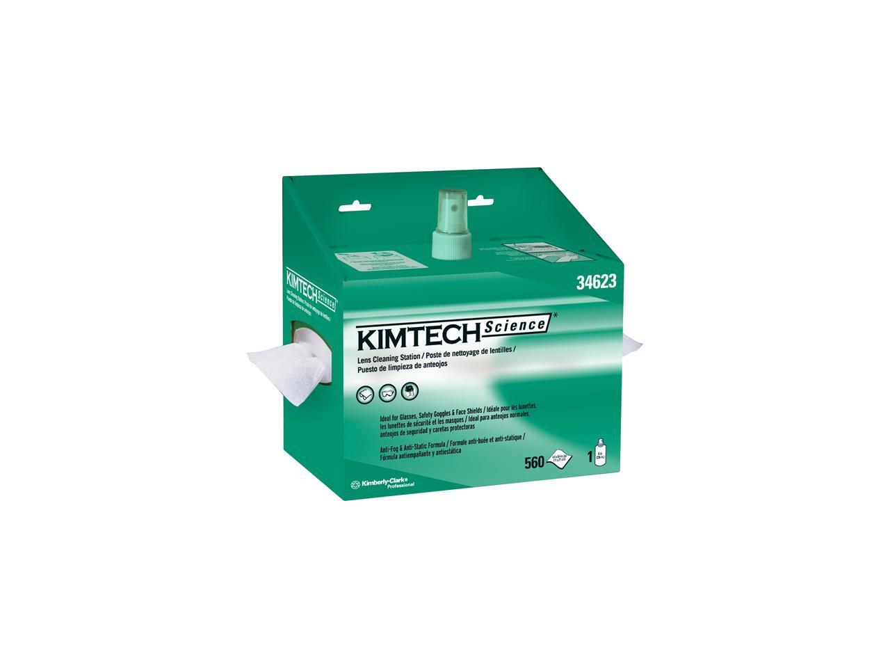 Kimtech Science Lens Cleaning Station, PopUp Box with 560 1ply
