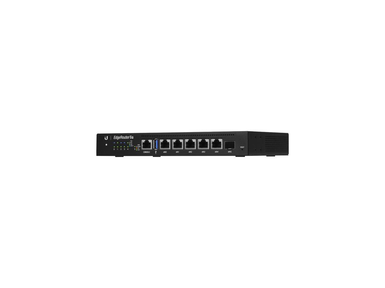 UBIQUITI ER6P EdgeRouter 6P, 6Port Gigabit Router with 1 SFP Port