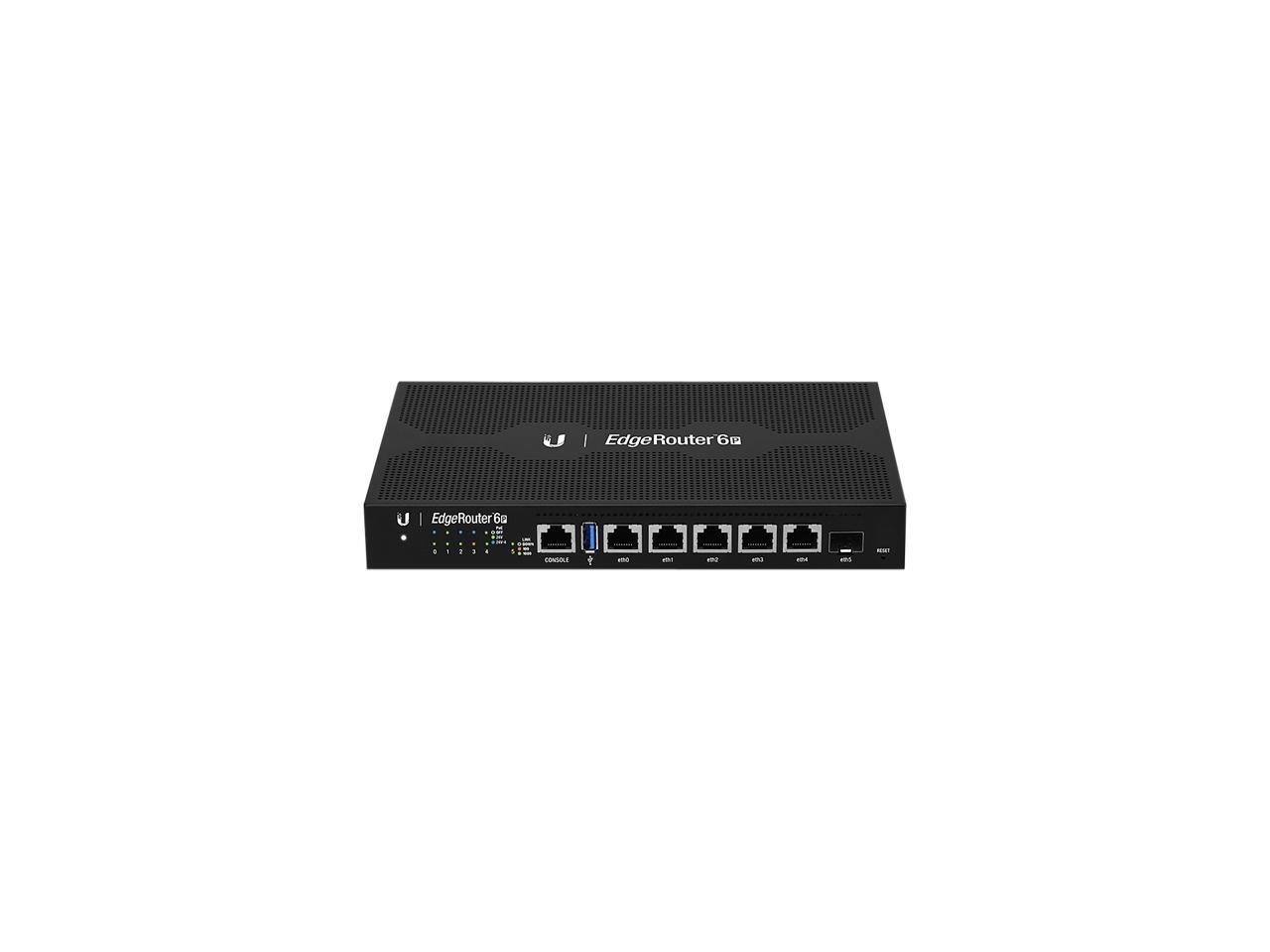 UBIQUITI ER6P EdgeRouter 6P, 6Port Gigabit Router with 1 SFP Port