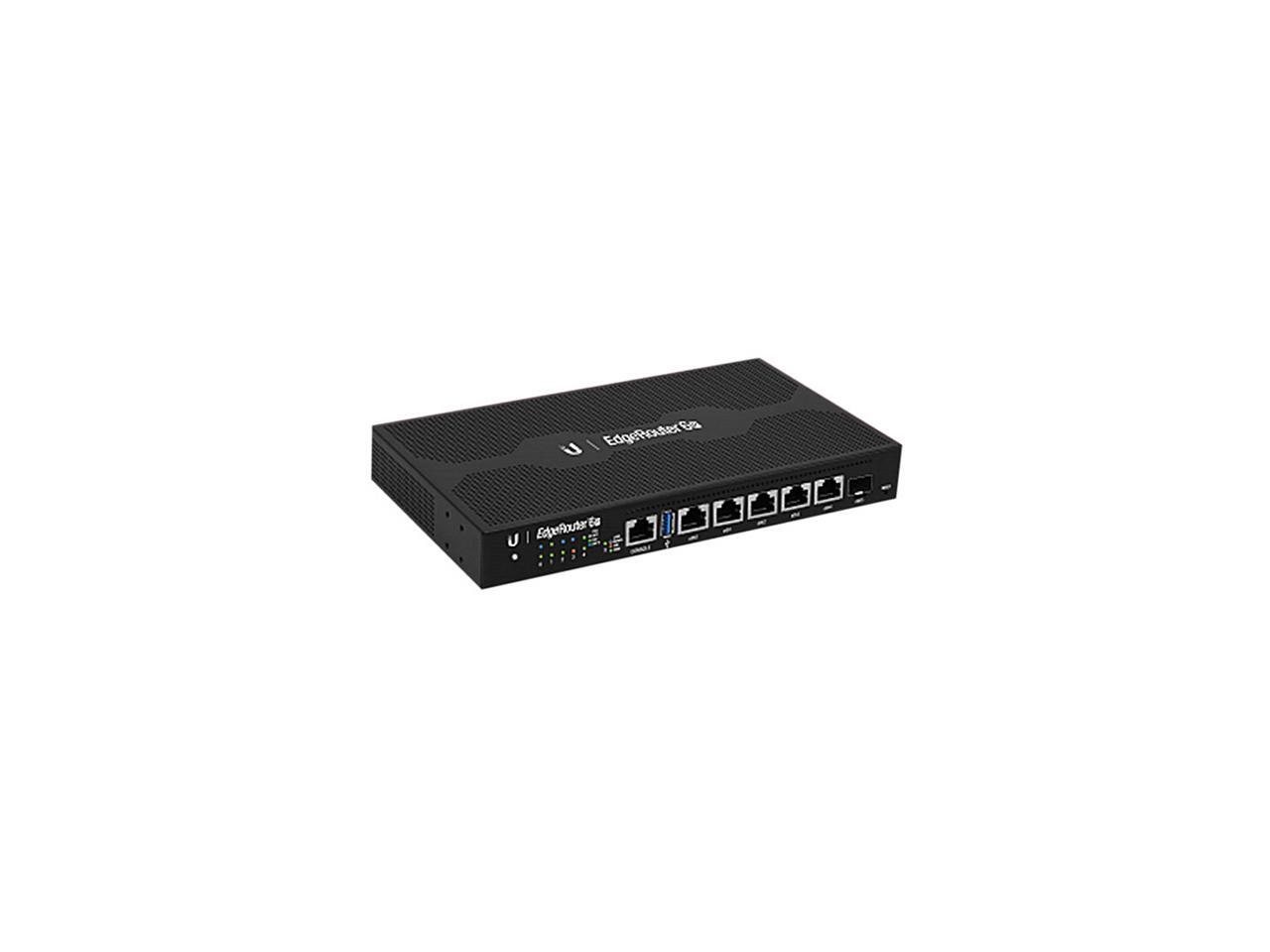 UBIQUITI ER6P EdgeRouter 6P, 6Port Gigabit Router with 1 SFP Port
