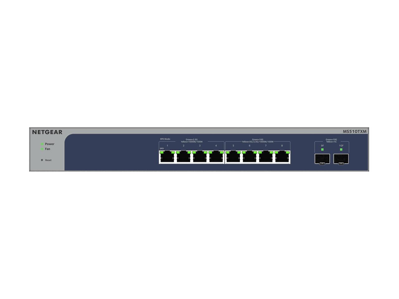 NETGEAR 10Port MultiGigabit/10G Smart Managed Pro Switch