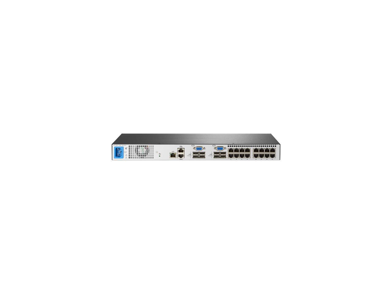 HP AF652A KVM 0x2x16 G3 KVM Console Switch 16 Ports USB CAT5