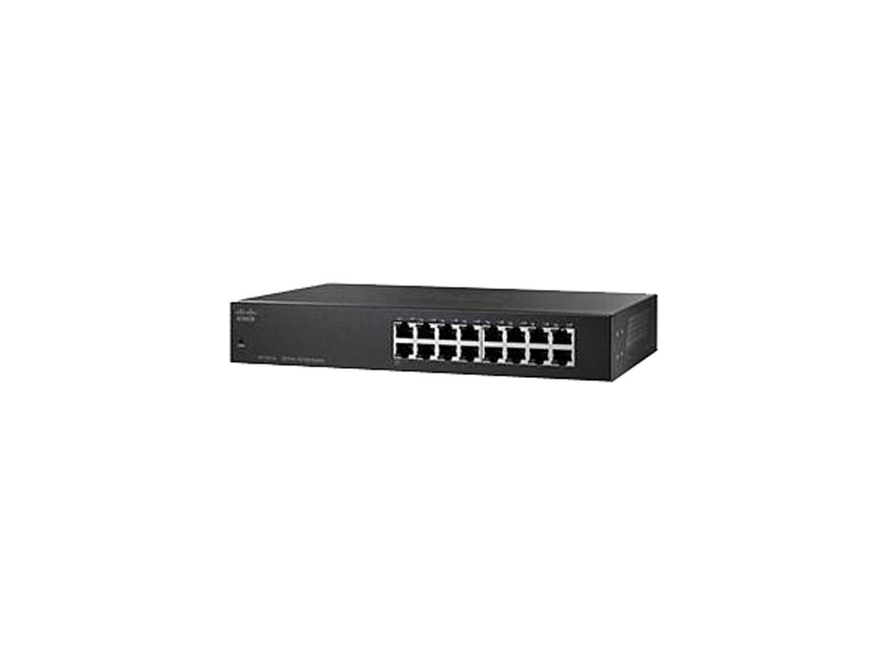 Cisco SF11016 Unmanaged Switch 16 Ports 100BaseX 2