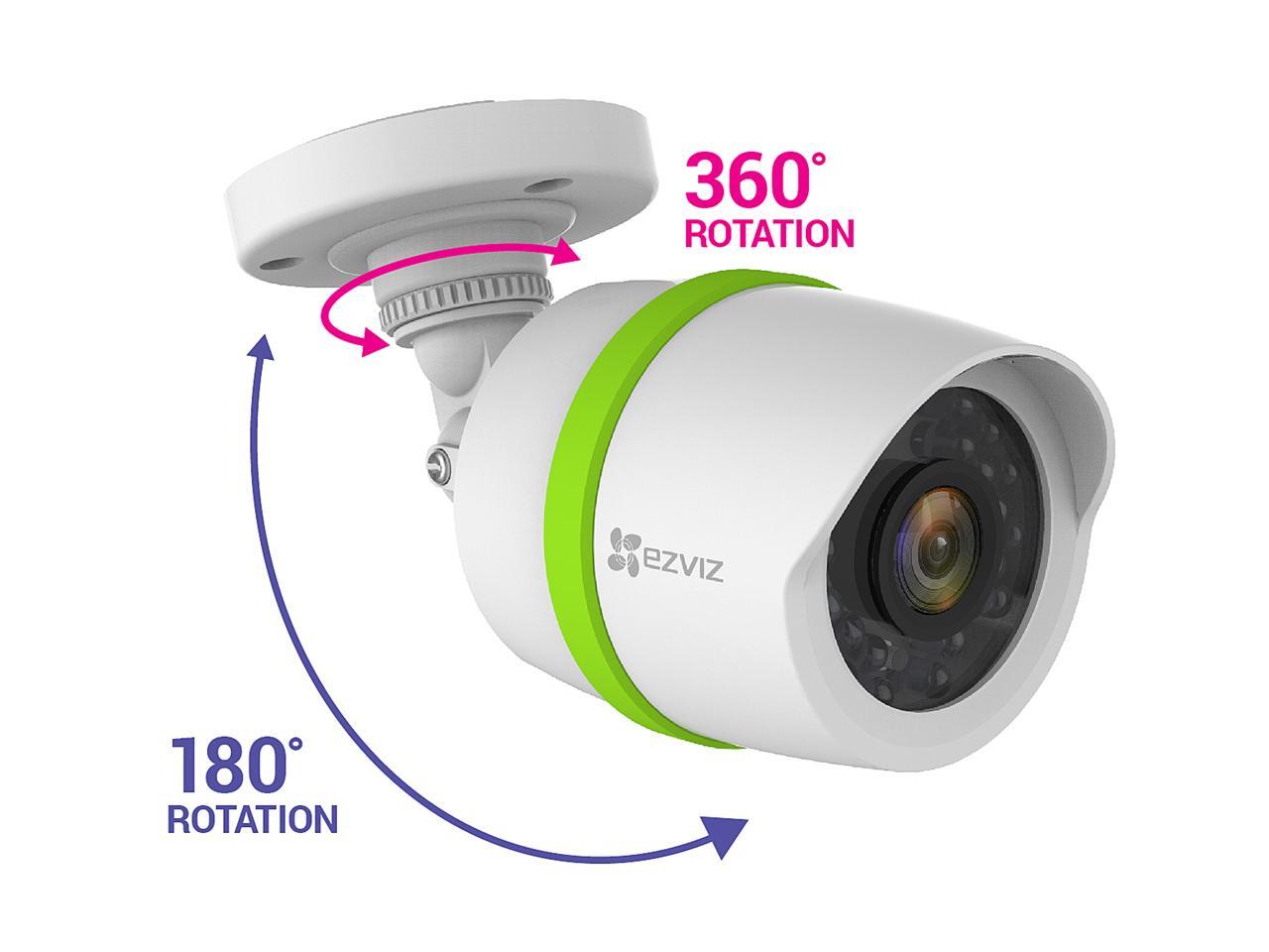 EZVIZ Outdoor 3MP Video Security Surveillance System, 12 Weatherproof