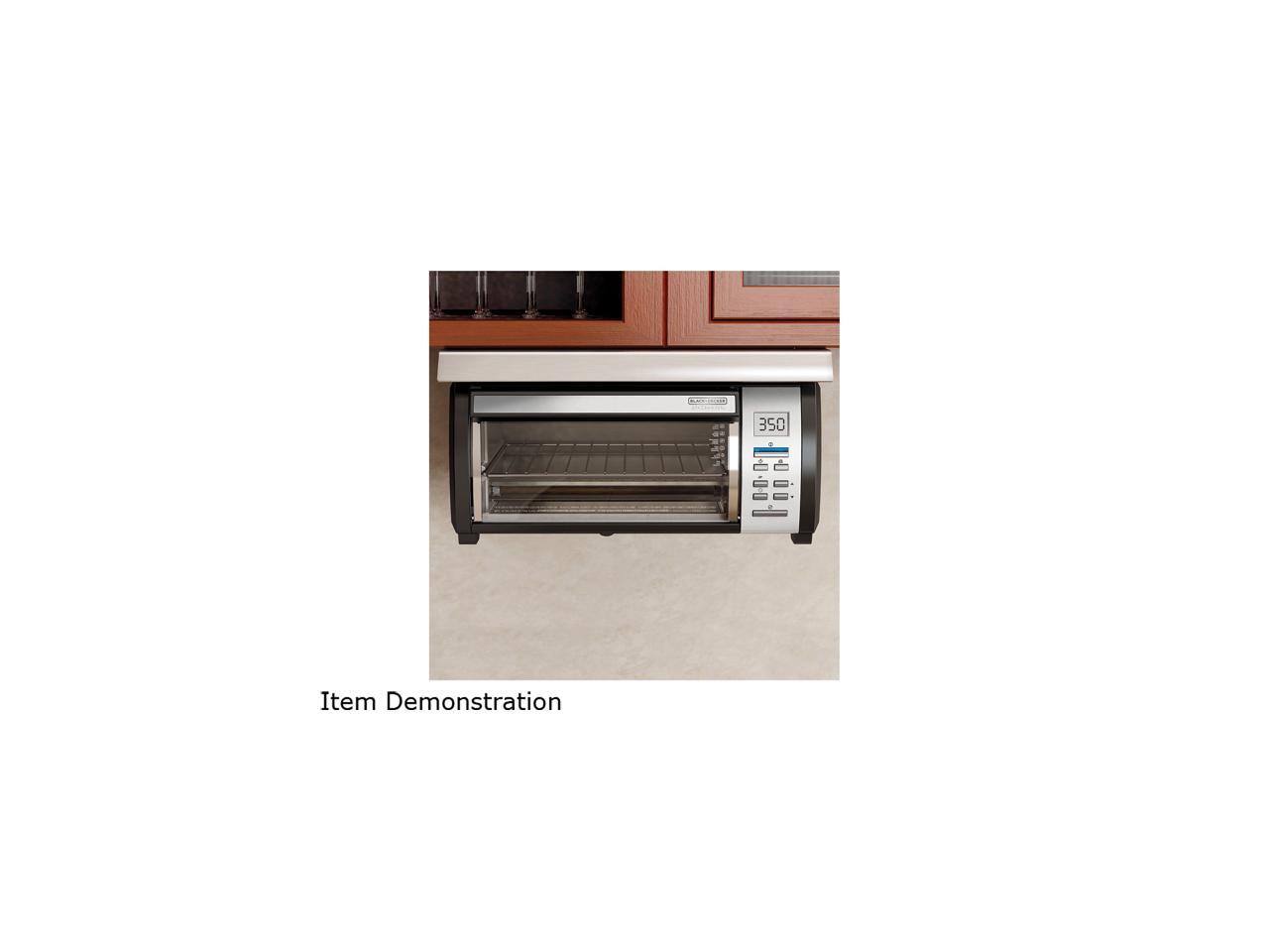 BLACK+DECKER TROS1000D Space Maker Digital Toaster Oven, Stainless