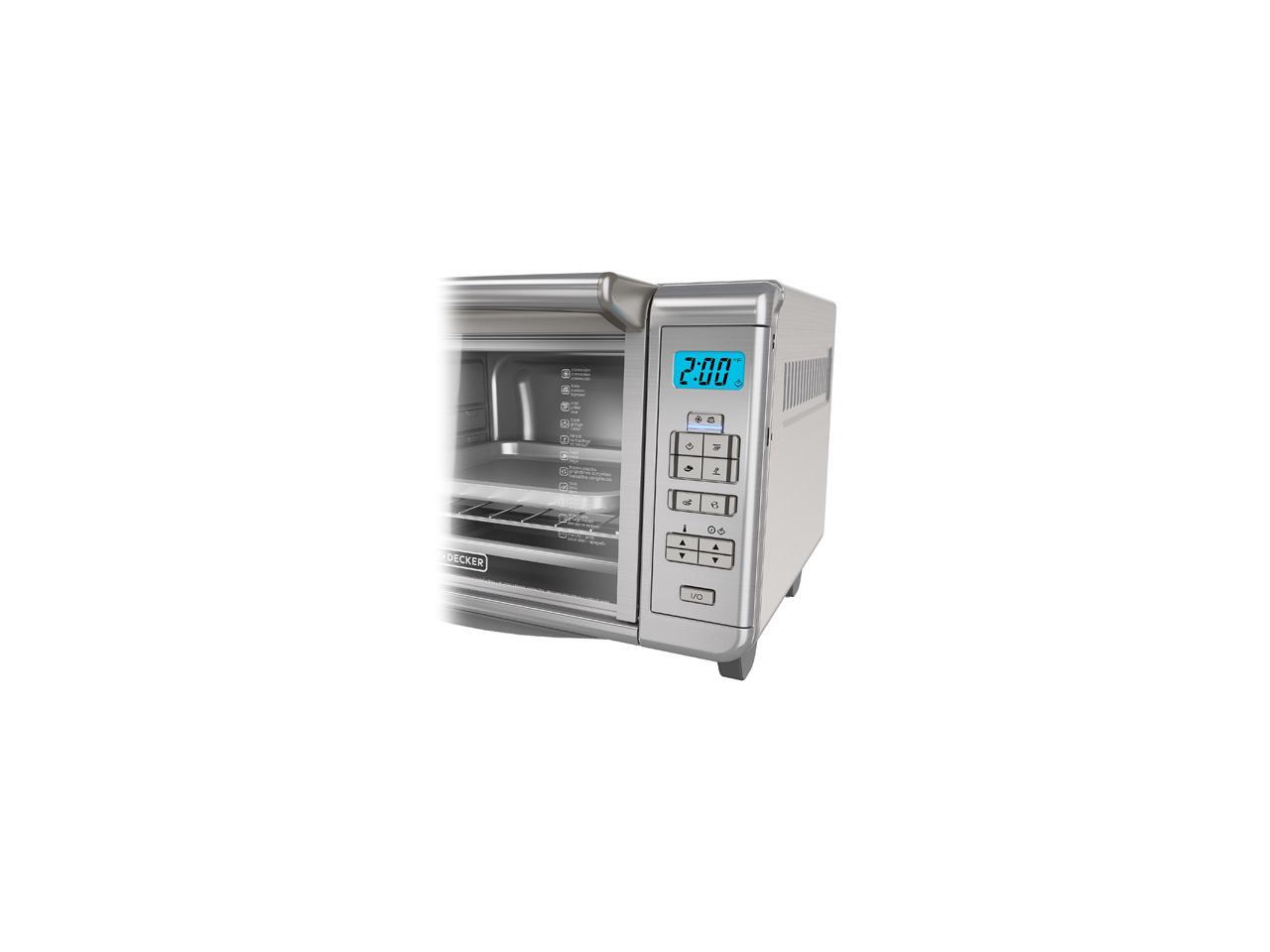 BLACK+DECKER TO3280SSD 6-Slice Digital Convection Countertop Toaster