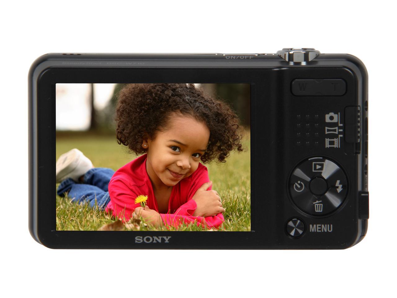 Sony DSCW710/B 16 MP Digital Camera with 2.7Inch LCD (Black)