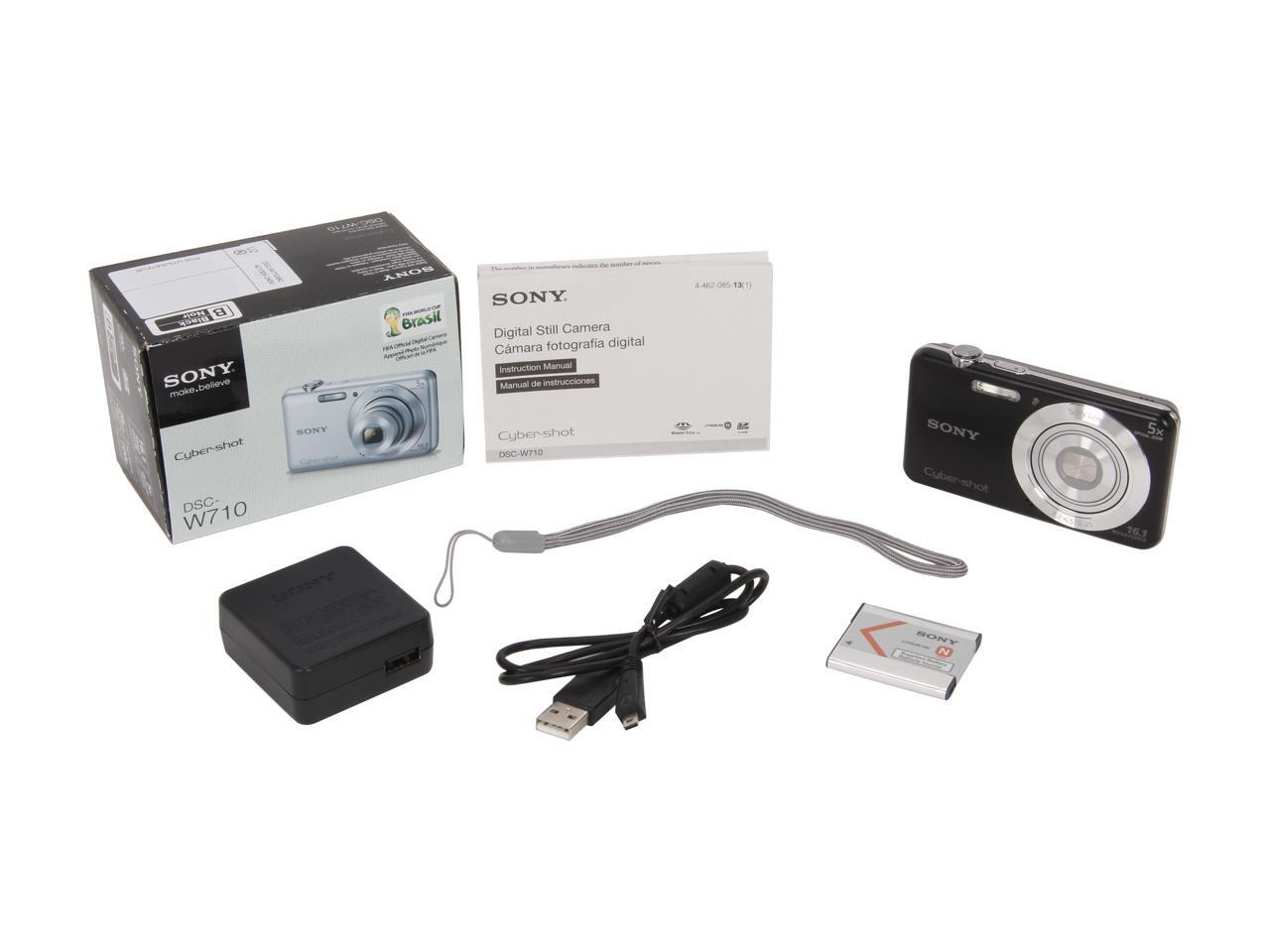 Sony DSCW710/B 16 MP Digital Camera with 2.7Inch LCD (Black)