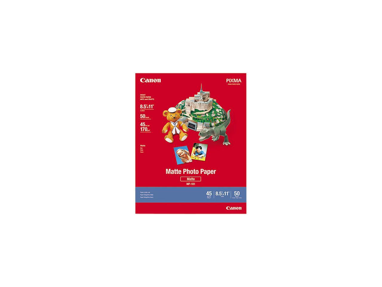 Canon Matte Photo Paper 8.50" x 11 50" Sheets, 7981A004