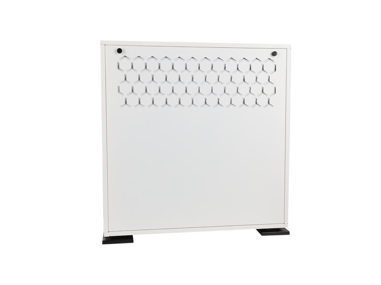 In Win 303 White Secc Steel Tempered Glass Case Atx Mid Tower Dual Chambered High Air Flow Newegg Com