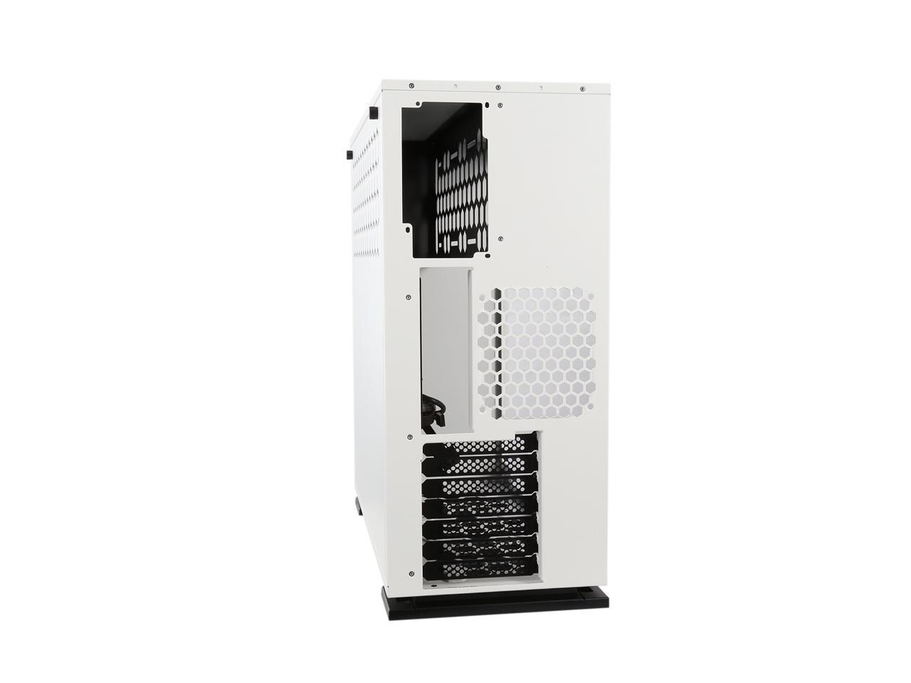 In Win 303 White Secc Steel Tempered Glass Case Atx Mid Tower Dual Chambered High Air Flow Newegg Com