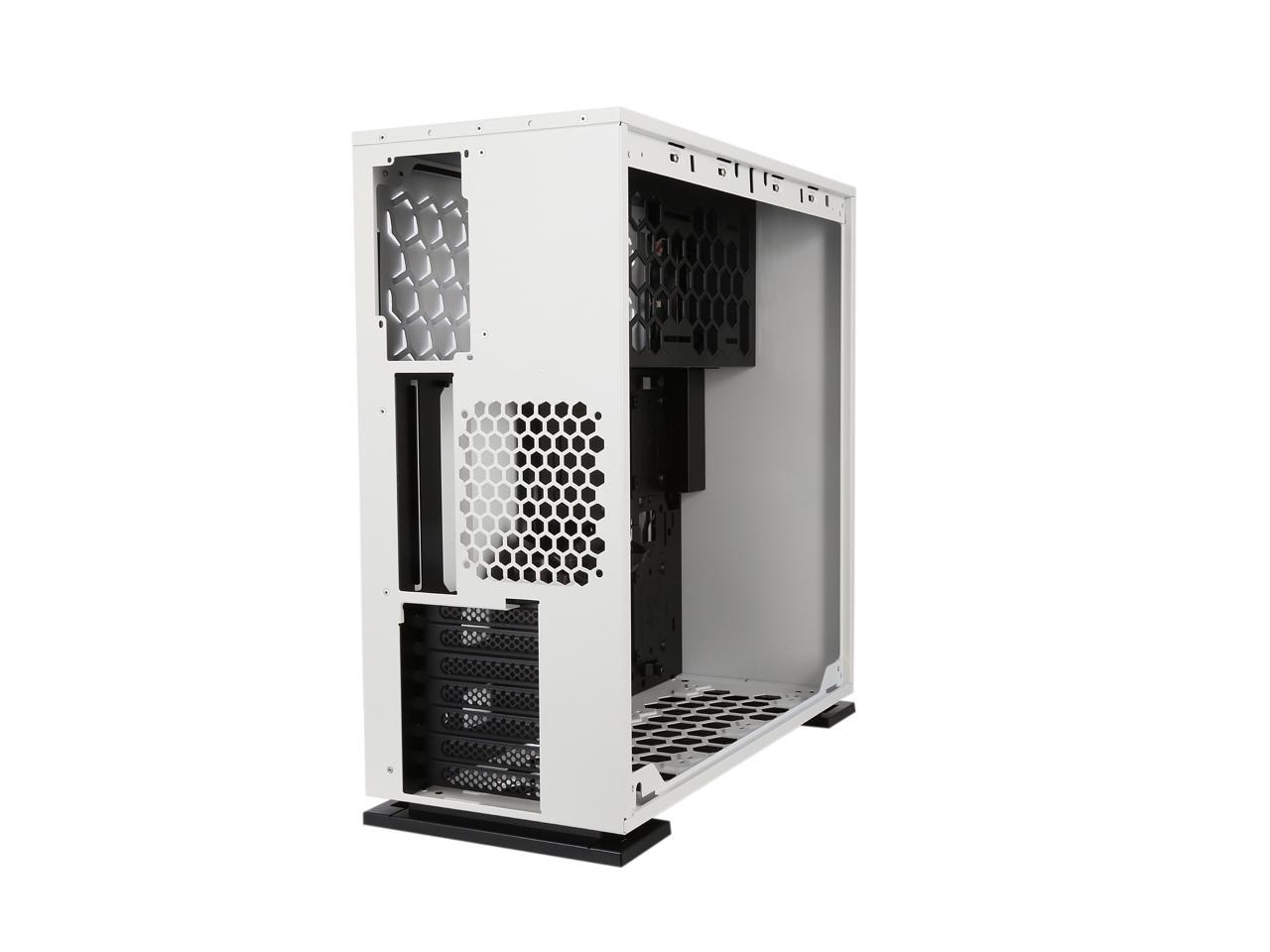 In Win 303 White Secc Steel Tempered Glass Case Atx Mid Tower Dual Chambered High Air Flow Newegg Com